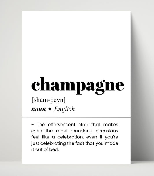 Champagne - Everyday Celebration - 16x20 Unframed Print