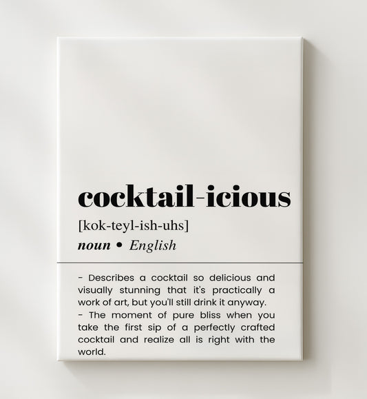 Cocktail-Icious - Perfectly Crafted Cocktail - 20x24 Canvas