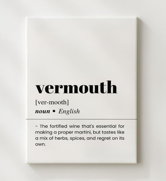 Vermouth - Martini Essential - 20x24 Canvas