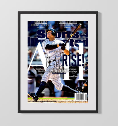 Aaron Judge - New York All Rise SI Cover 2017 8x10 Canvas baseball wall art