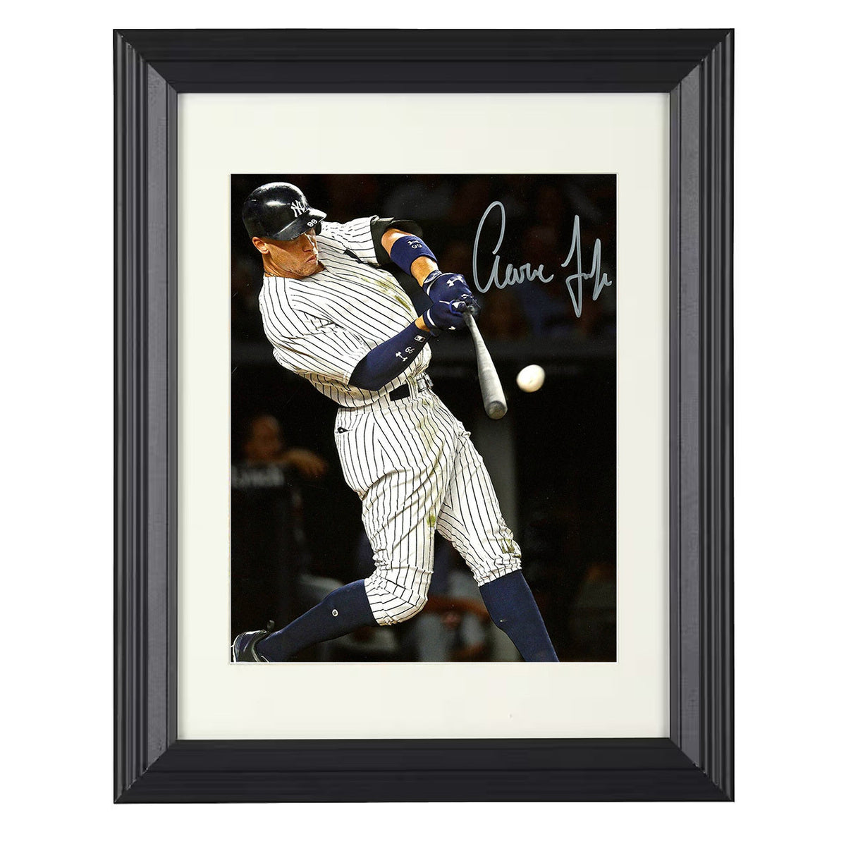 Aaron Judge - New York power swing 2017 8x10 Beveled Frame baseball wall art