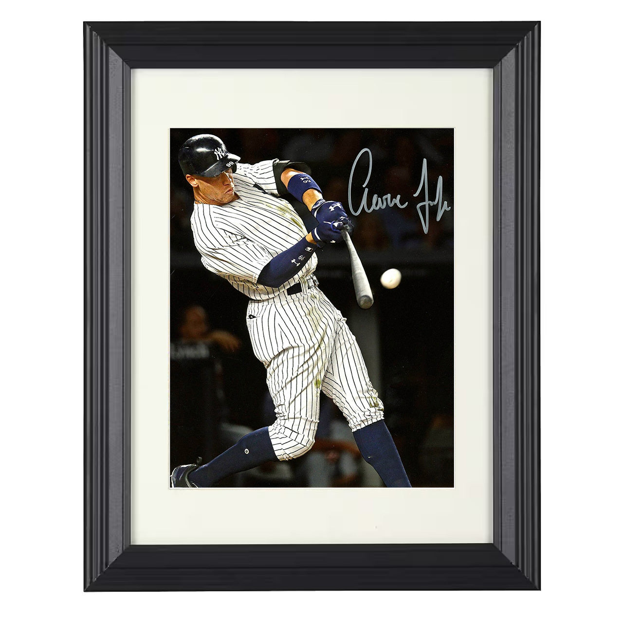 Aaron Judge - New York power swing 2017 8x10 black beveled framed baseball wall art