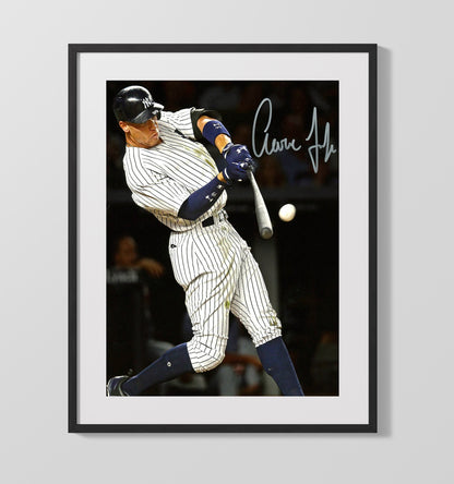 Aaron Judge - New York power swing 2017 8x10 Canvas baseball wall art