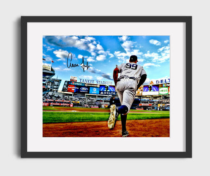 Aaron Judge - Yankee Stadium Runout 8x10 Canvas baseball wall art