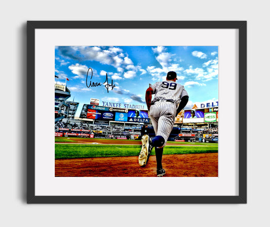 Aaron Judge - Yankee Stadium Runout 8x10 Canvas baseball wall art