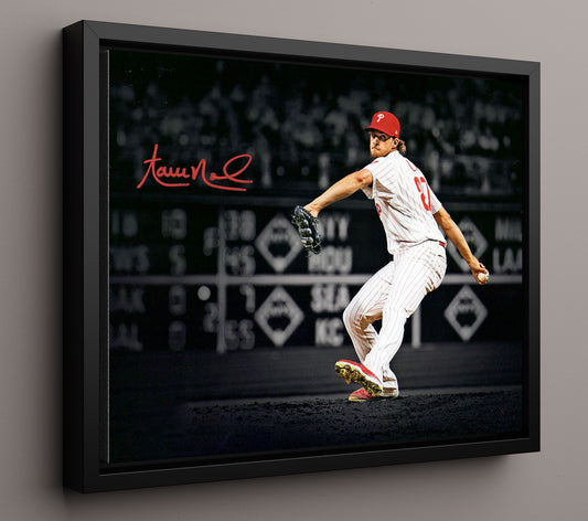 Aaron Nola - Phillies Ace 8x10 Framed Canvas baseball wall art