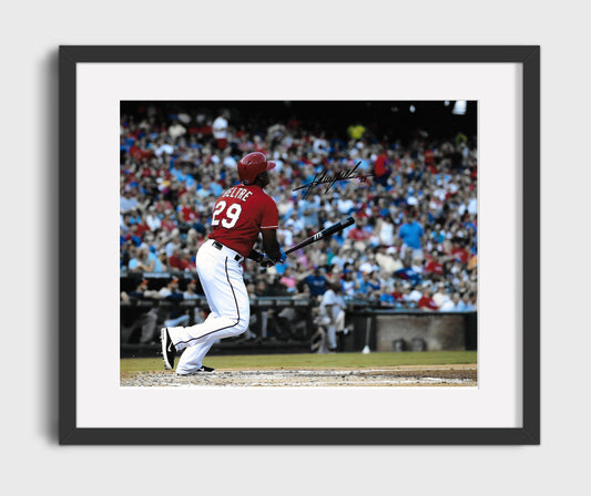 Adrian Beltre - Rangers Power Swing 8x10 Canvas baseball wall art