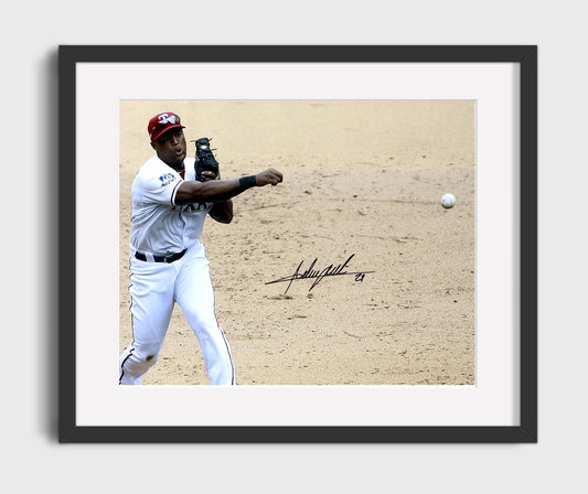 Adrian Gonzalez - back-angle Power Swing 8x10 Canvas baseball wall art
