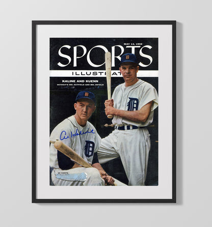 Al Kaline - Batting Pose SI Cover 8x10 Canvas baseball wall art