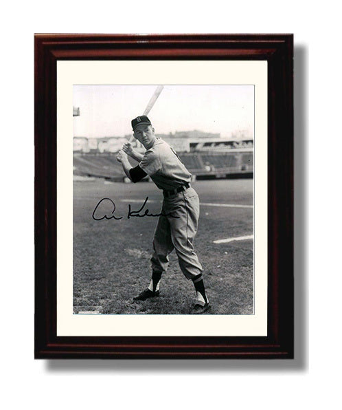 Al Kaline - Black and white full - length batting stance Baseball Wall Art 8x10 Beveled Frame wall art print – Baseball Wall Art decor