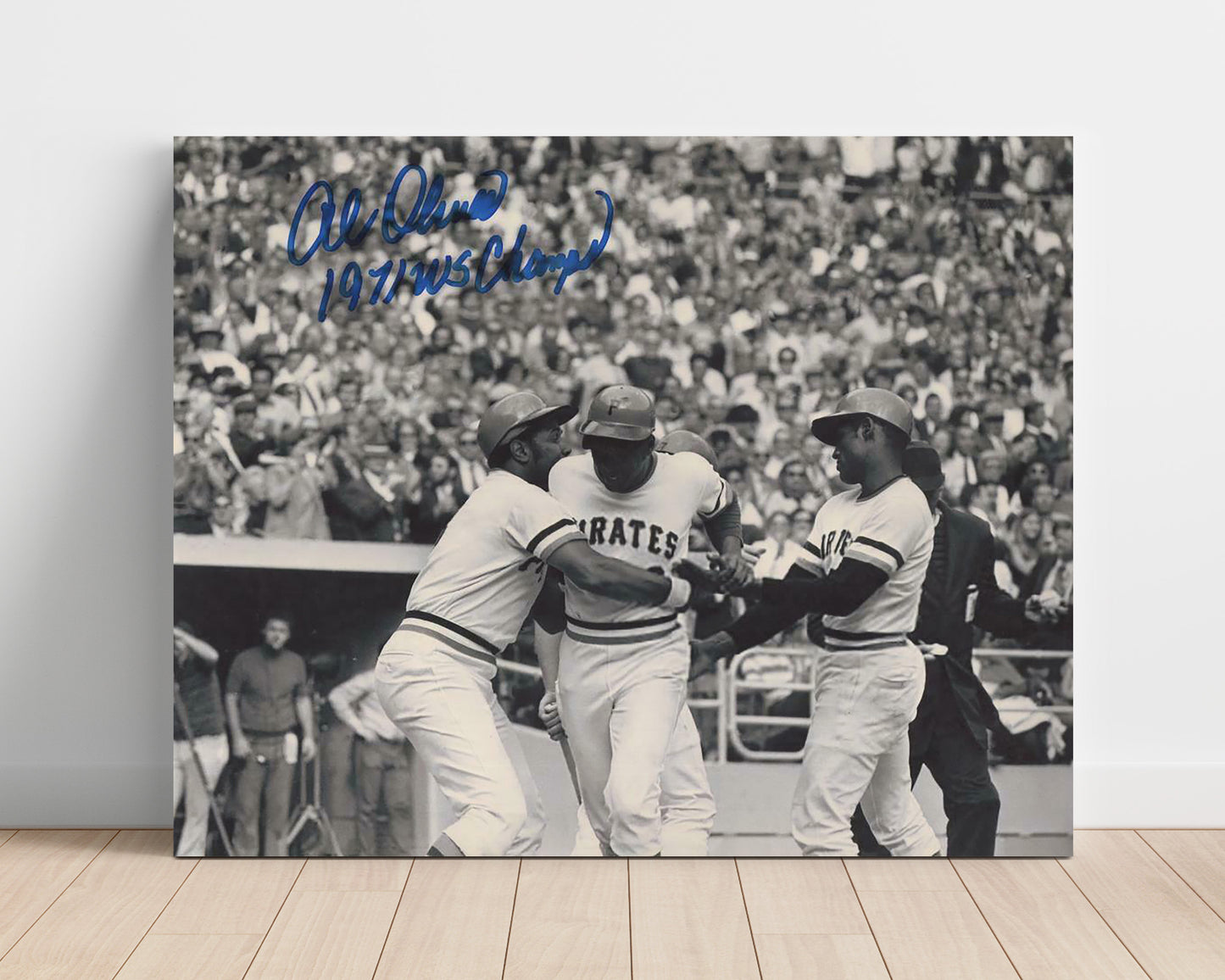 Al Oliver - 1971 Series Champions Era Baseball Wall Art 16x20 Unframed Print wall art print – Baseball Wall Art decor