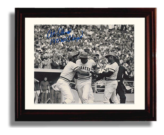 Al Oliver - 1971 Series Champions Era Baseball Wall Art 8x10 Beveled Frame wall art print – Baseball Wall Art decor