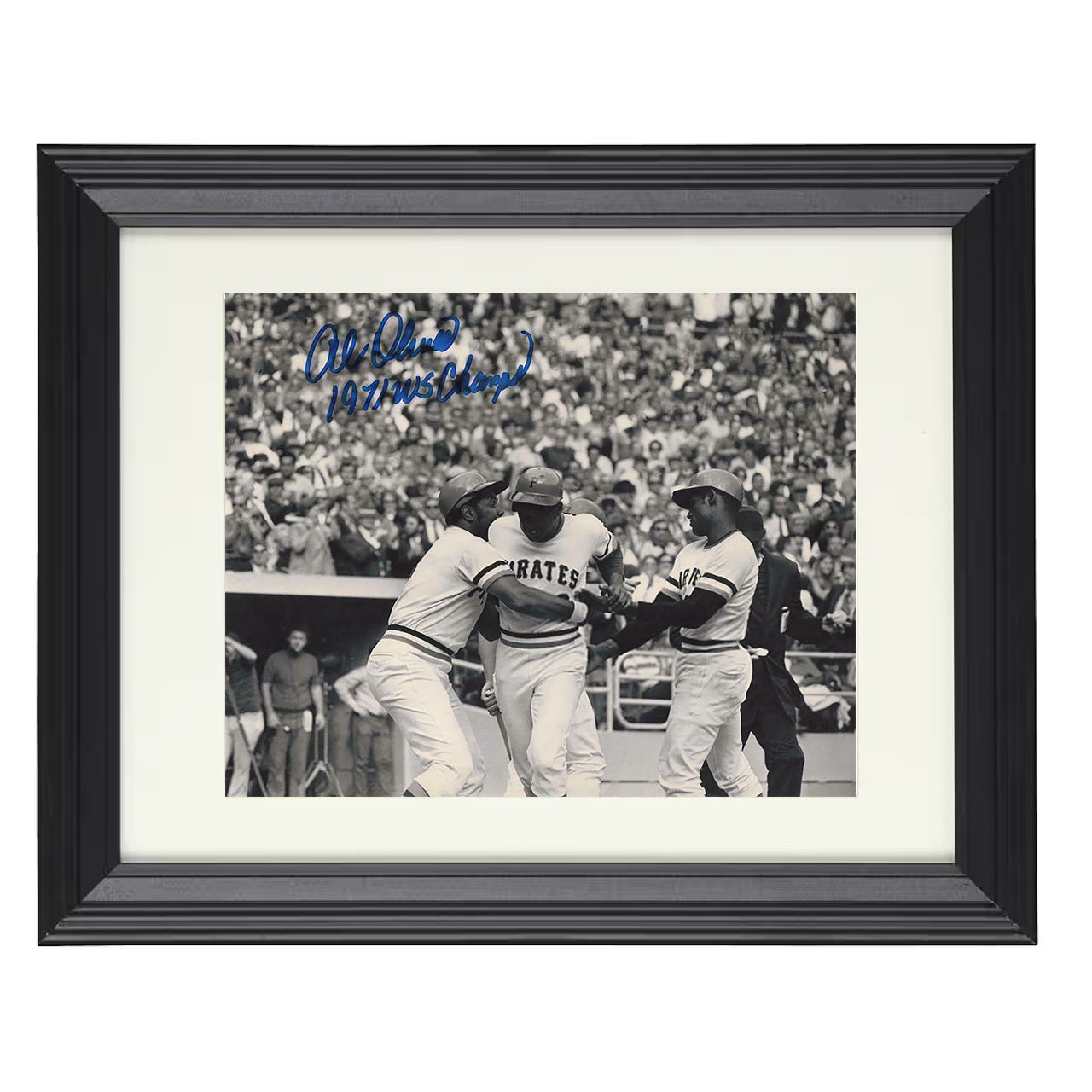 Al Oliver - 1971 Series Champions Era 8x10 black beveled framed baseball wall art
