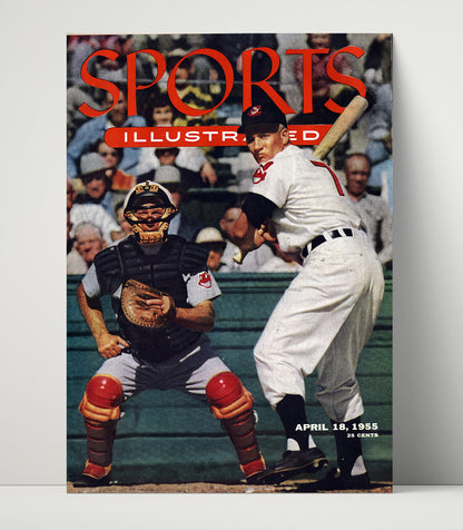 Al Rosen – At-bat Action 04/18/1955 SI - Baseball Wall Art