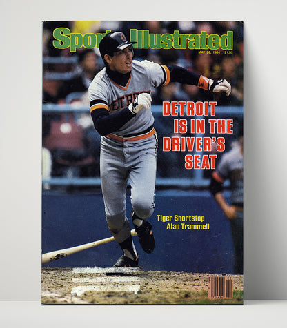 Alan Trammell – Batting Follow-Through 10/22/1984 SI - Baseball Wall Art