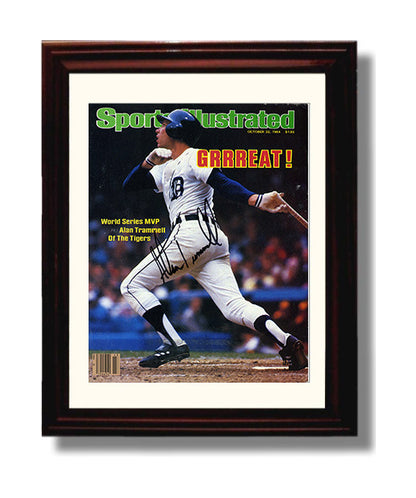 Alan Trammell - Series MVP swing SI cover 1984 8x10 Unframed Print baseball wall art