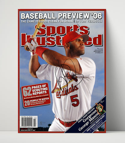 Albert Pujols – Baseball Preview 04/03/2006 SI - Baseball Wall Art