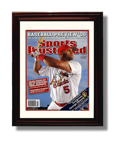 Albert Pujols - Baseball Preview dominant force SI Cover 2006 8x10 Unframed Print baseball wall art