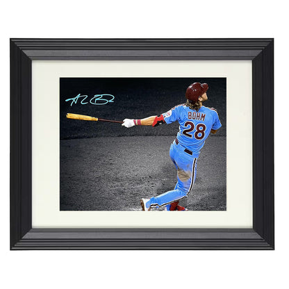 Alec Bohm - Phillies Power Swing 8x10 Beveled Frame baseball wall art