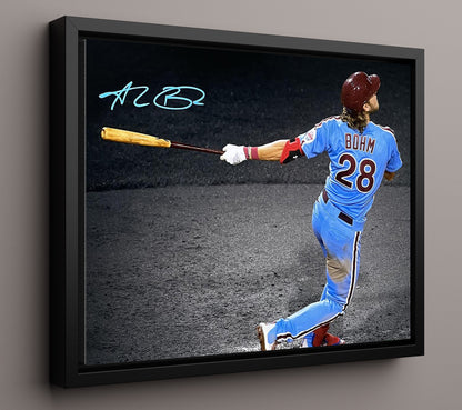Alec Bohm - Phillies Power Swing 8x10 Framed Canvas baseball wall art
