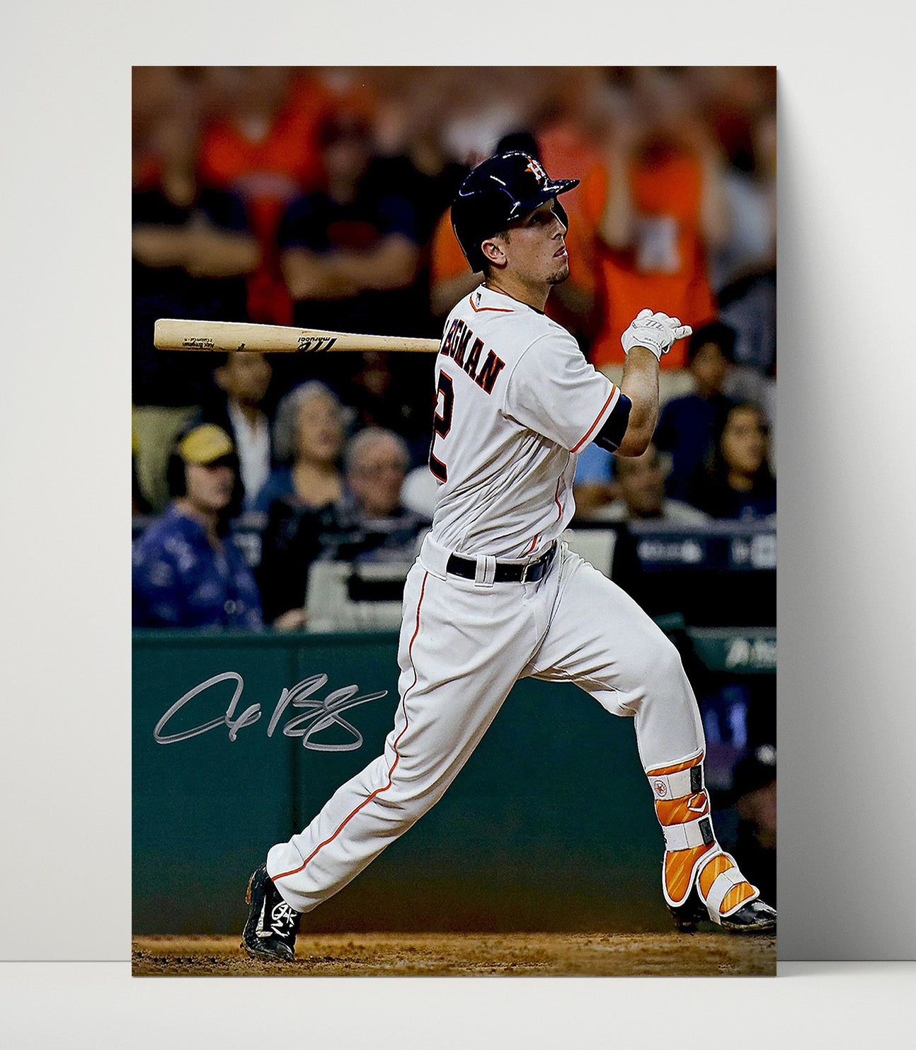 Alex Bregman - Early career in - game action Baseball Wall Art 16x20 Unframed Print wall art print – Baseball Wall Art decor