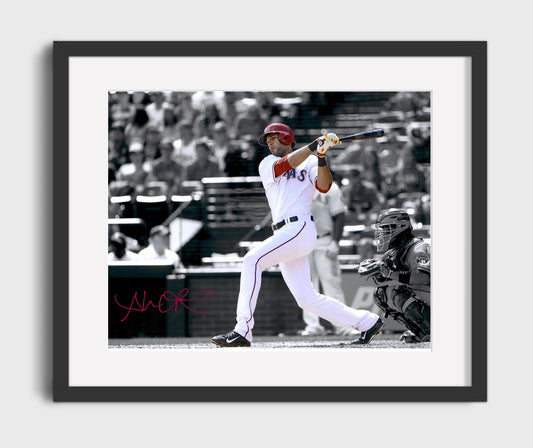 Alex Rios - Follow Through Swing 8x10 Canvas baseball wall art