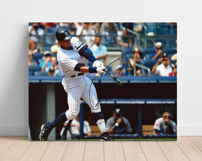 Alex Rodriguez – Bat Contact Close-Up - Baseball Wall Art