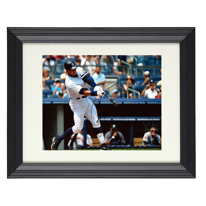 Alex Rodriguez - Bat Contact close-up 8x10 Beveled Frame baseball wall art