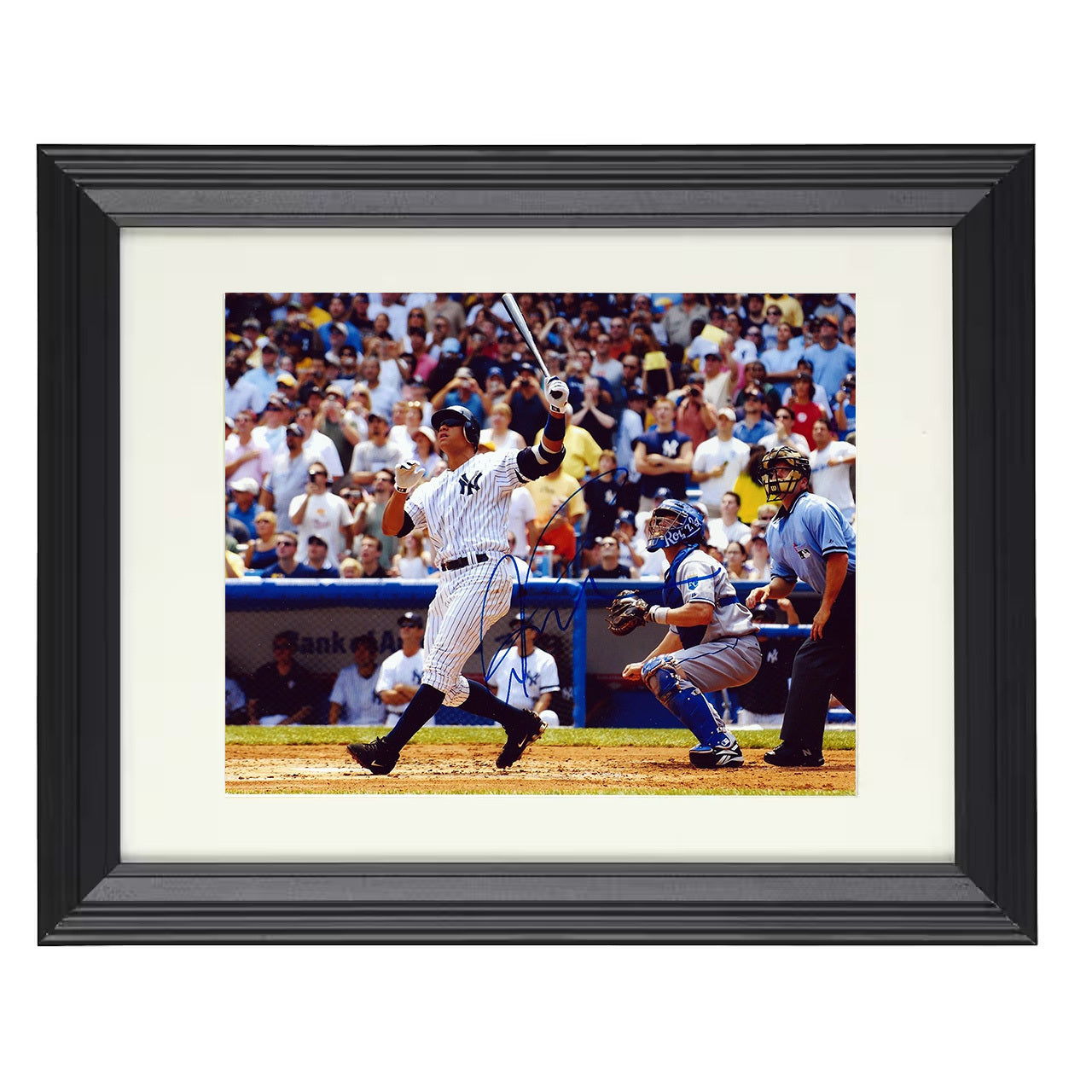 Alex Rodriguez - Home Run Celebration 8x10 black beveled framed baseball wall art