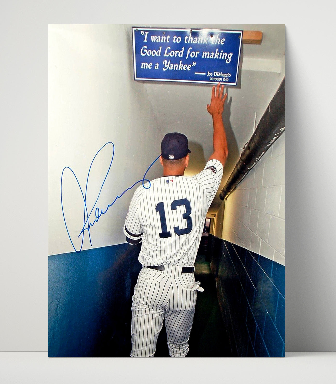 Alex Rodriguez - Yankee Stadium Tunnel Tribute Baseball Wall Art 16x20 Unframed Print wall art print – Baseball Wall Art decor