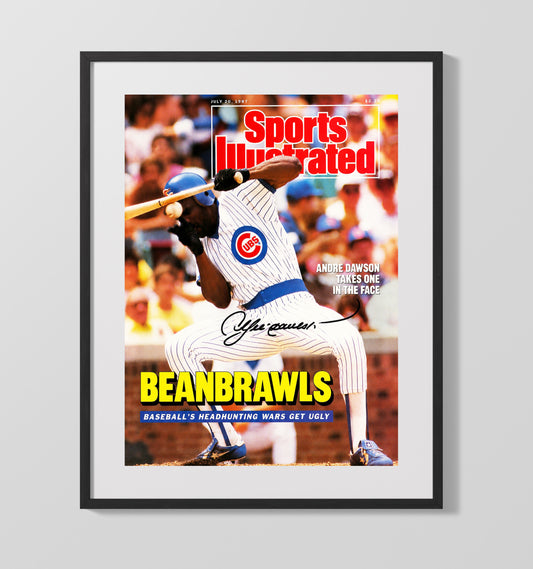 Andre Dawson - Sports Illustrated Beanball Cover 8x10 Canvas baseball wall art