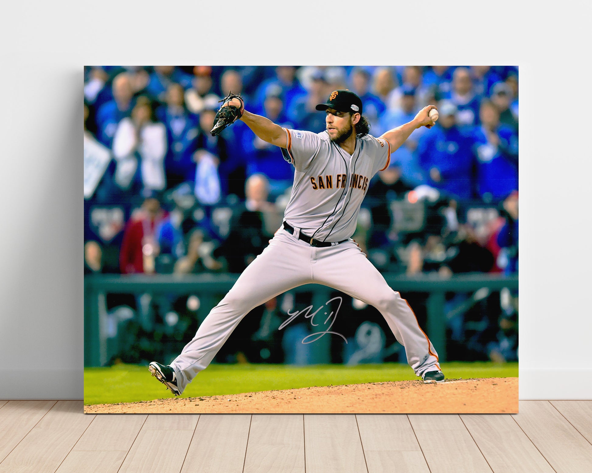 Andrelton Simmons - Fielding Throw Release Baseball Wall Art 16x20 Unframed Print wall art print – Baseball Wall Art decor