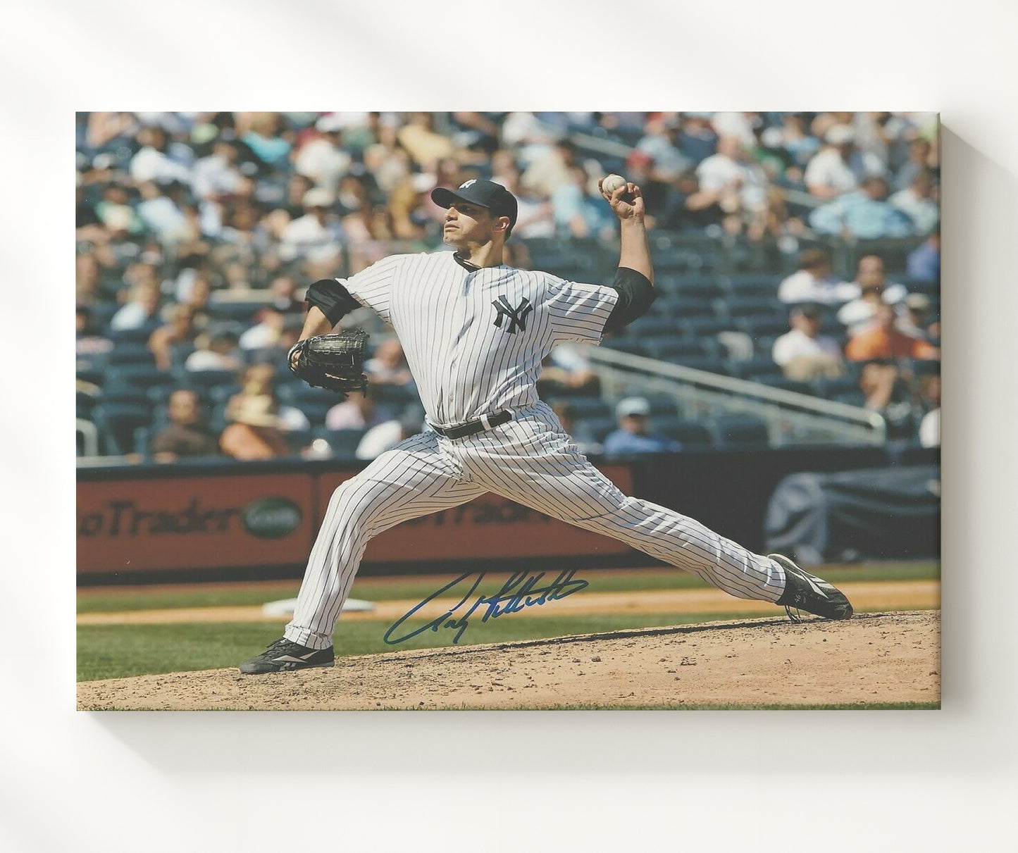 Andy Pettitte - Yankees Series Ace Era Baseball Wall Art 20x24 Canvas wall art print – Baseball Wall Art decor