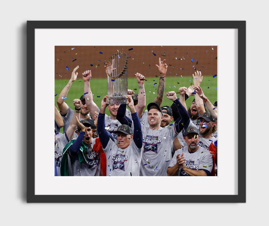 Atlanta Baseball - Series Championship Celebration 8x10 Canvas baseball wall art