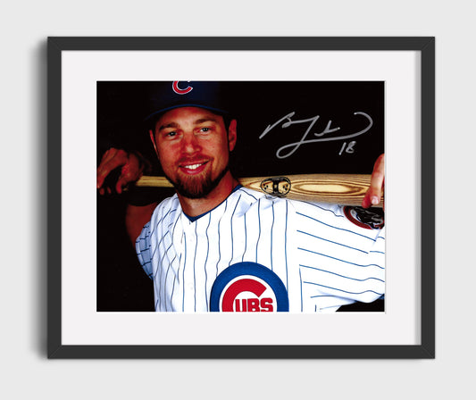 Ben Zobrist - Bat on Shoulders 8x10 Canvas baseball wall art