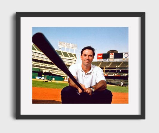 Billy Beane - Moneyball Bat Perspective 8x10 Canvas baseball wall art