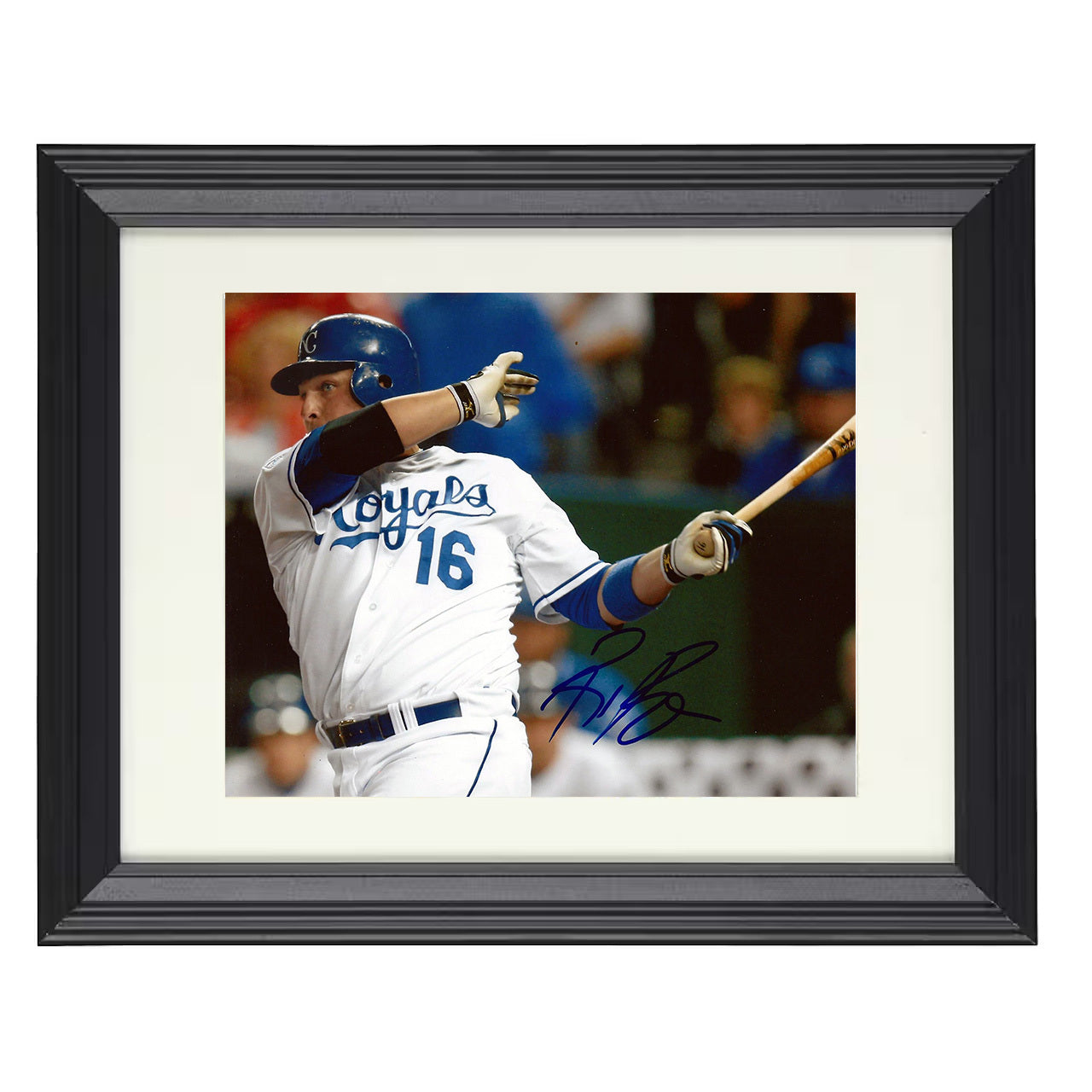 Billy Butler - Royals Slugger Era 8x10 black beveled framed baseball wall art