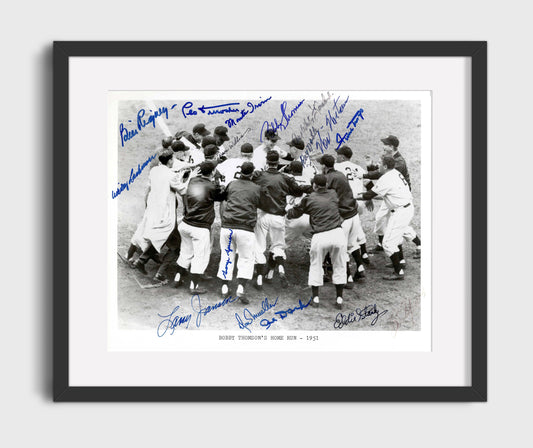 Bobby Thompson - Shot Heard Round the World 8x10 Canvas baseball wall art