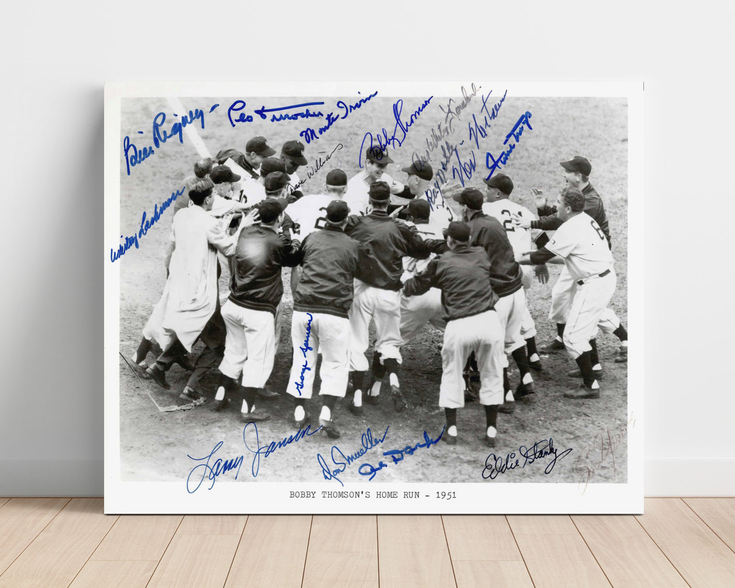 Bobby Thompson - Shot Heard Round the World Baseball Wall Art 16x20 Unframed Print wall art print – Baseball Wall Art decor