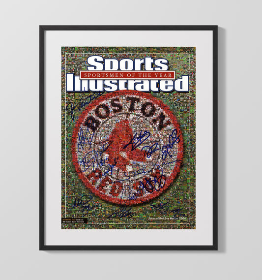 Boston Baseball - 2004 SI Cover Faces Of Red Sox Nation 8x10 Canvas baseball wall art