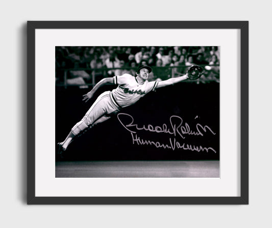 Brooks Robinson - Human Vacuum Diving Snag 8x10 Canvas baseball wall art
