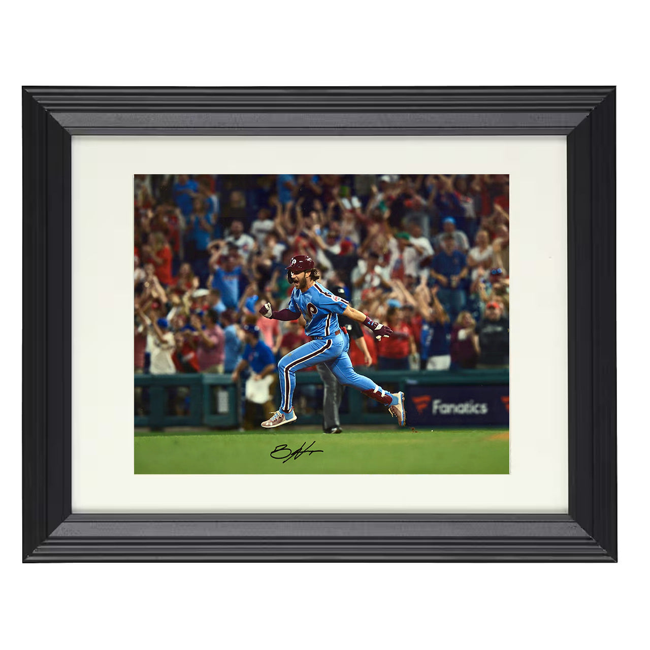 Bryce Harper - Grand Slam Sprint 8x10 black beveled framed baseball wall art