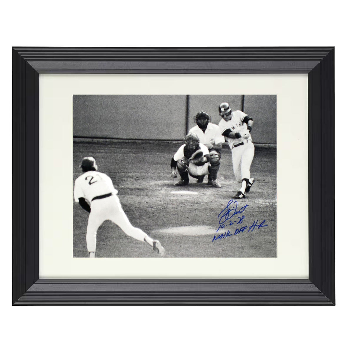 Bucky Dent - walk-off Home Run 8x10 Beveled Frame baseball wall art