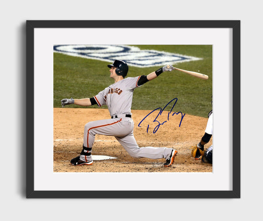 Buster Posey - Game Action Catcher 8x10 Canvas baseball wall art