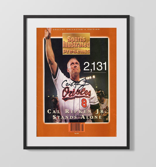 Cal Ripken Jr. - 2131 Consecutive Games Sports Illustrated Presents Cover 8x10 Canvas baseball wall art