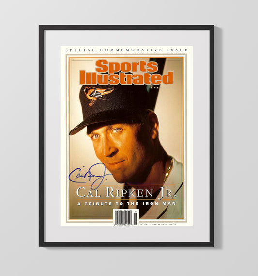 Cal Ripken Jr. - A Tribute to the Iron Man SI Special Commemorative Cover 8x10 Canvas baseball wall art