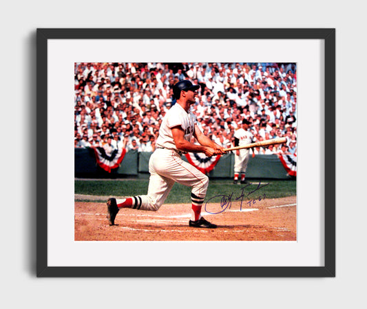 Carl Yastrzemski - Classic Batting Swing 8x10 Canvas baseball wall art