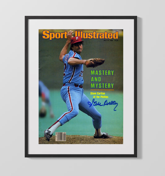 Carlton - Signed SI Cover 8x10 Canvas baseball wall art