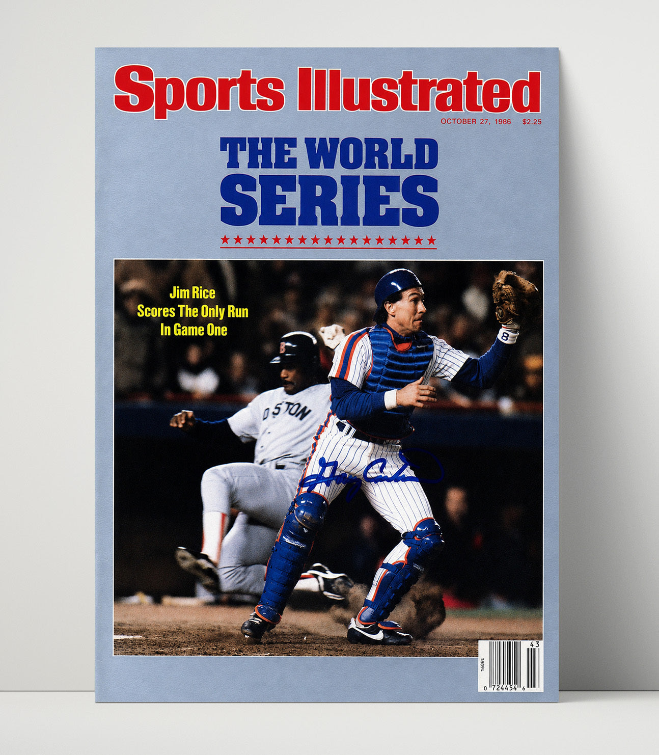 Carter Series - SI Series game action 1986 Baseball Wall Art 16x20 Unframed Print wall art print – Baseball Wall Art decor