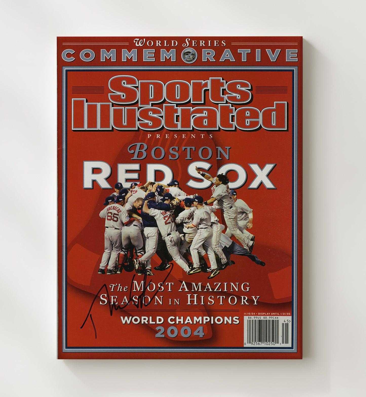 Chicago Baseball - World Champions front - office triumph SI Cover 2005 Wall Art 20x24 Canvas wall art print – Baseball Wall Art decor